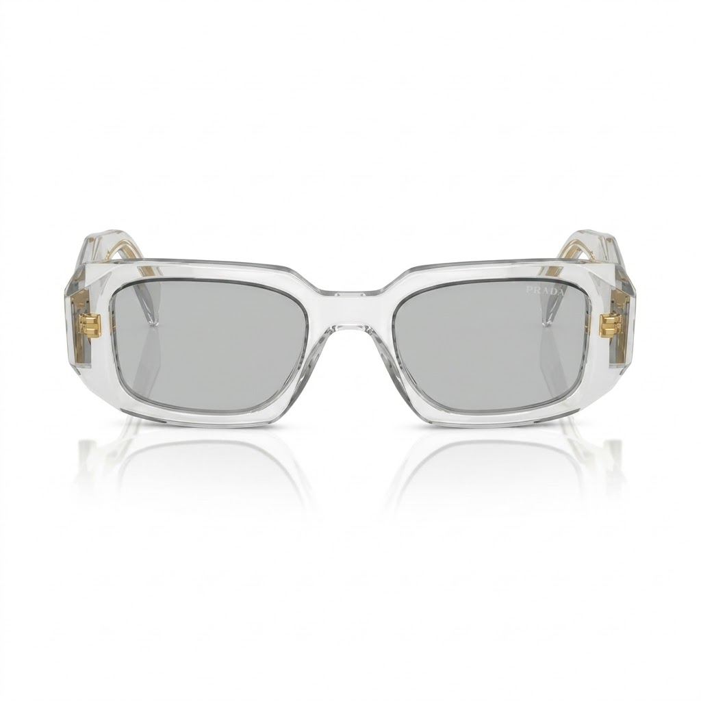 Óculos de Sol Prada PR 17WS 12R30B 49 Cinza transparente - Imagem 2