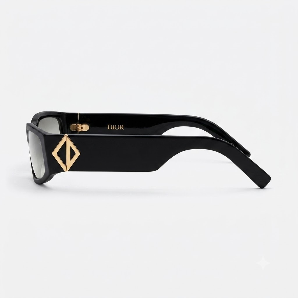 Óculos de Sol Dior DM40072I 01A 56 Preto - Imagem 3