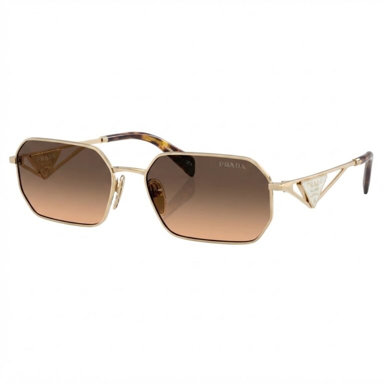 Óculos de Sol PRADA Catwalk PR A51S ZVN50C 58 Ouro