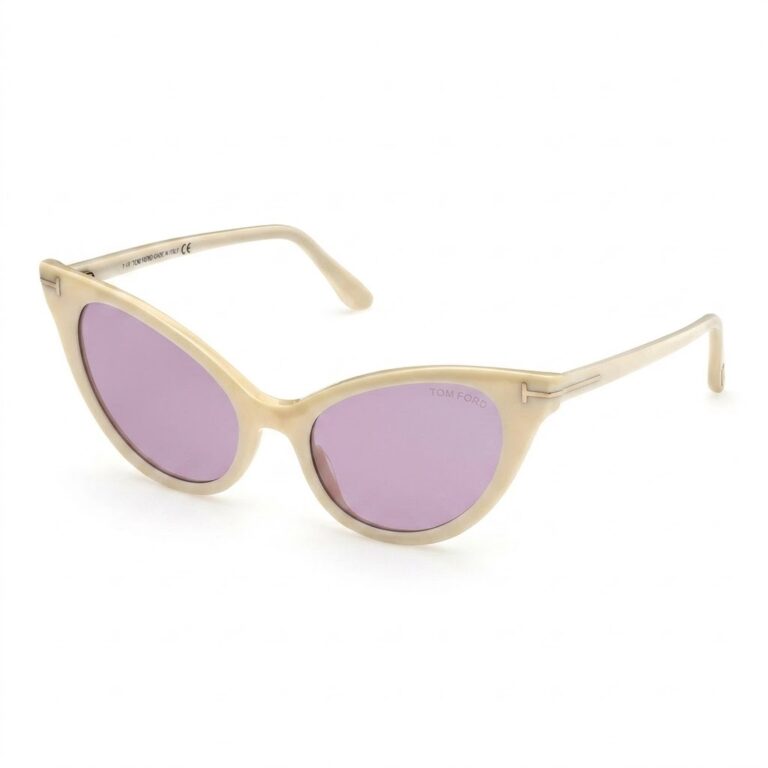 Oculos de Sol Tom Ford Evelyn-02 FT0820 53 Bege Perolado