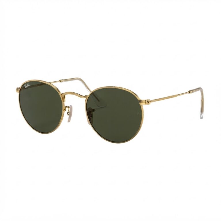 Óculos de Sol Ray Ban Round RB3447NL-001 53 Ouro