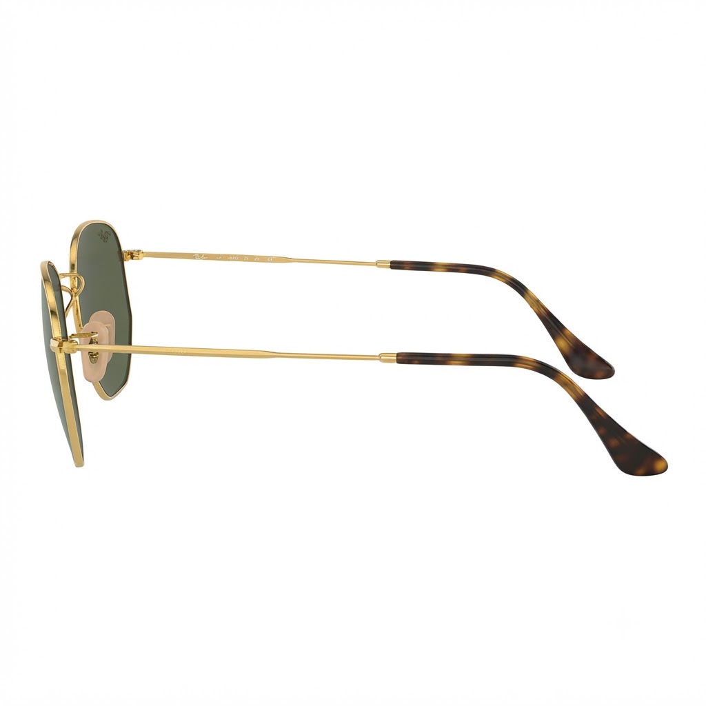 Óculos de Sol Ray Ban Hexagonal RB3548NL 001 54 Dourado - Imagem 3