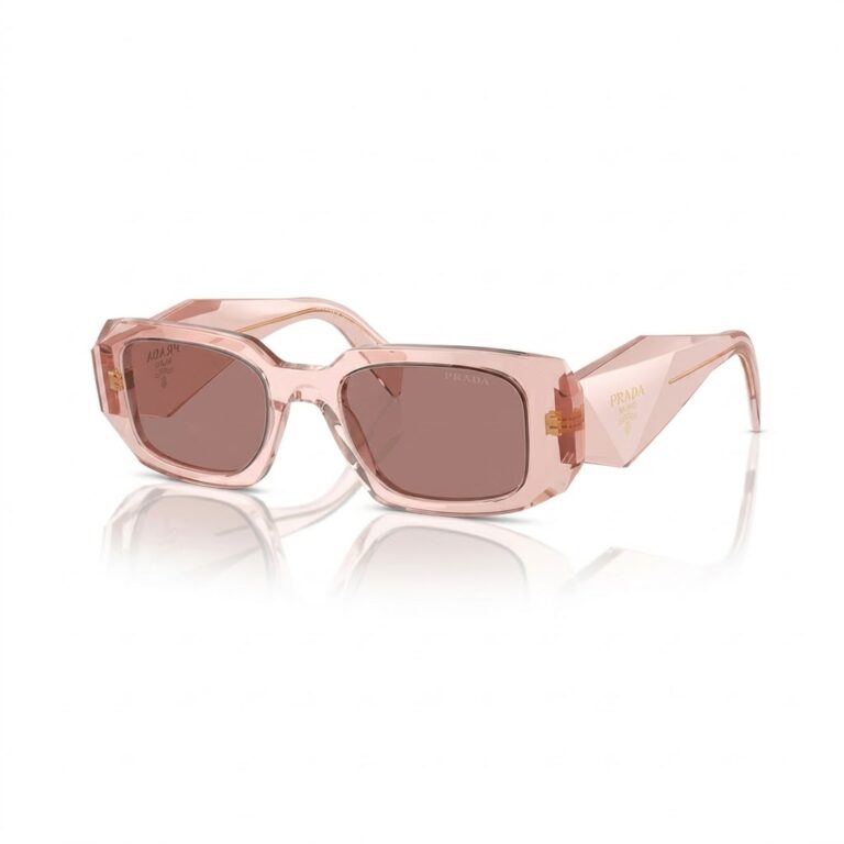 Óculos de Sol Prada PR 17WS 19Q10D 49 Pêssego Transparente