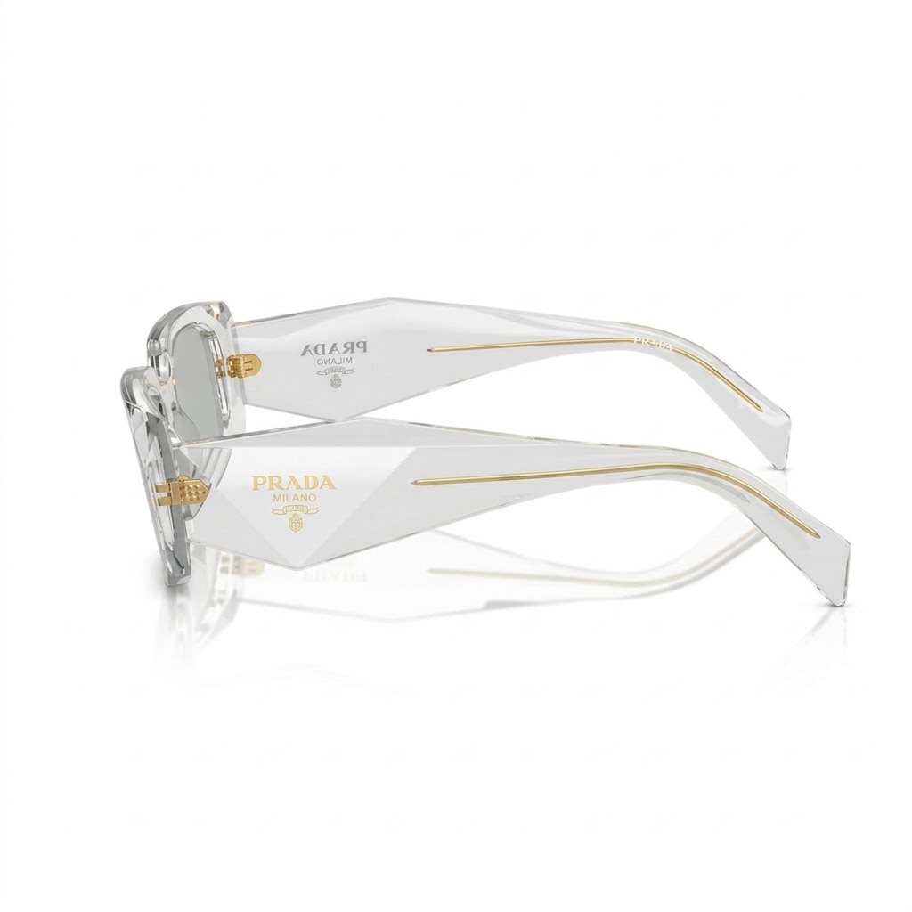 Óculos de Sol Prada PR 17WS 12R30B 49 Cinza transparente - Imagem 3