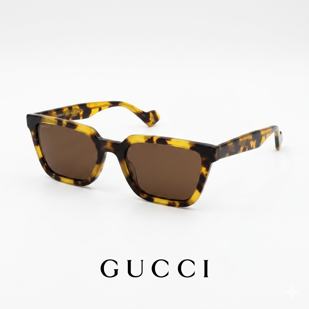 Oculos de Sol Gucci GG1539S 005 55 Tortoise - Imagem 3